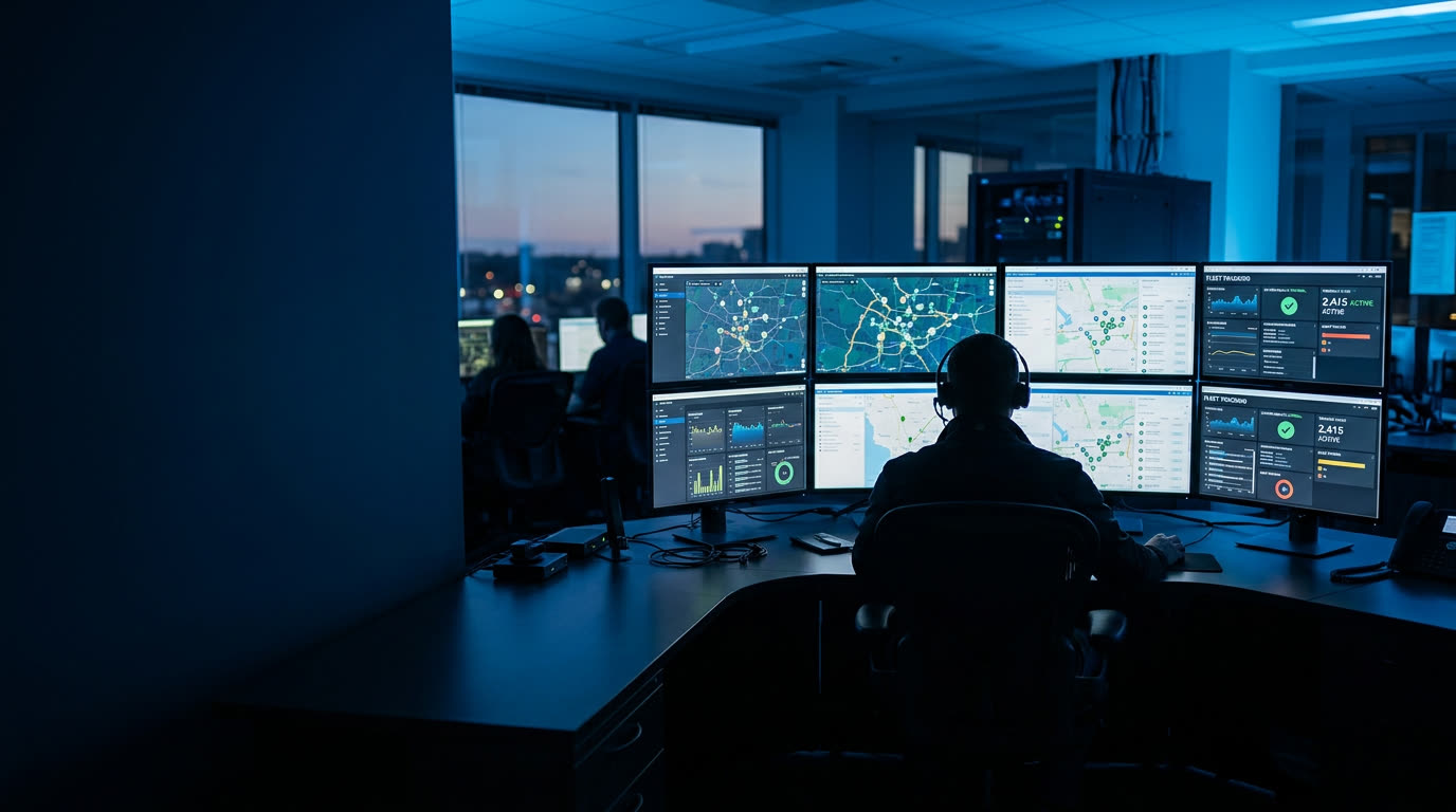 Centro de control de operación de flota